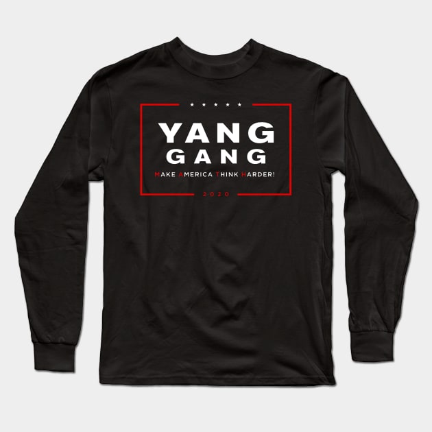 Andrew Yang Long Sleeve T-Shirt by psanchez